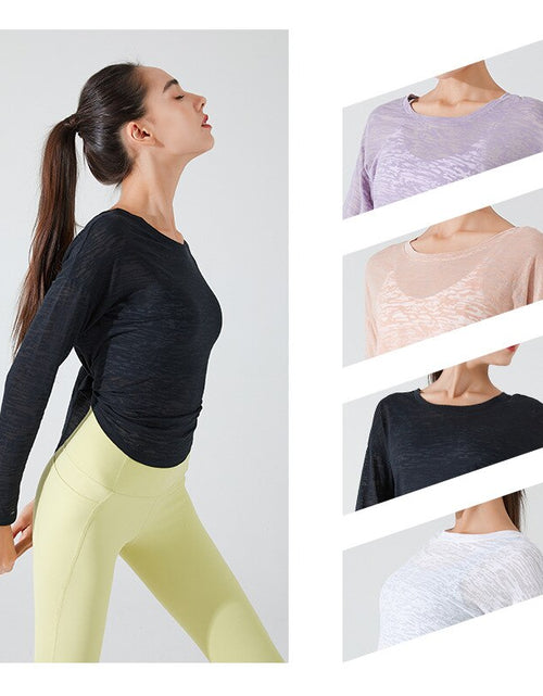 Load image into Gallery viewer, Fitness Loose Sportswear Blouse
